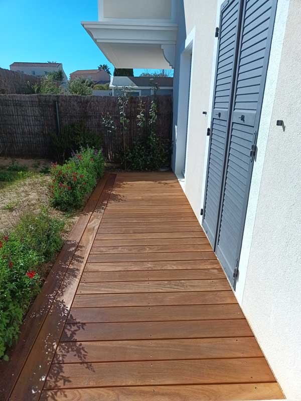 Création de terrasse en bois à Hyères